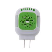 1 vnt. USB elektrinis nešiojamas uodų atbaidymo prietaisas bekvapis ilgai veikiantis patalpų 70mm*60mm green
