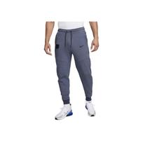 Nike FC Barcelona Tech Fleece Third Logo Embroidered Drawstring Knit Sports Pants Men Pants Thunder-Blue DX8442-437 XL gray