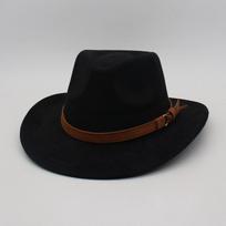 Suede Hat Kinų stiliaus Užsienio stiliaus skrybėlė nuo saulės Tarpvalstybinė didmeninė prekyba Vintažinis aukštas skrybėliukas Džentelmeno Jazz skrybėlaitė Vyriška ir moteriška Nostalgiška veltinio skrybėlė one size fits all [j peach cow] gray