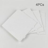 4PCs 5mm Hama Beads White Pegboard Template Board Pixel Art Iron Puzzle Square tool DIY Figure Material Board Perler Beads white