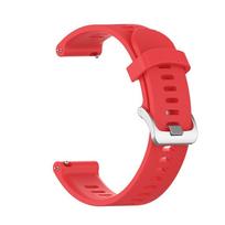 Bracelet Silicone Watch Band for Garmin Forerunner 645 245 245M for Vivoactive 3 20mm Strap raudona
