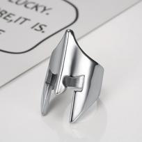 Nordic Viking Warrior Spartan Helmet Ring Men Retro Stainless Steel Biker Jewelry Gift for Men 7 sidabras