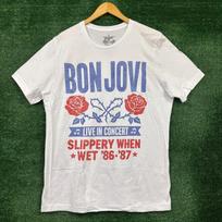 Bon Jovi Slipper When Wet Live in Concert Rock Band Size Extra Large Unisex T-Shirt XXL