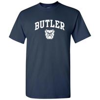 Butler Bulldogs Arch Logo - NCAA Sport Team Short Sleeve Adult T-Shirt 4XL