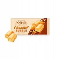Roshen Caramel Chocolate with Bubbles 80 g