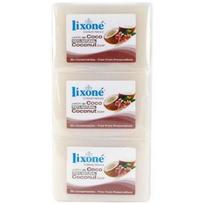 Lixoné Coconut Soap Dry Skin muilas sausai odai, 3 x 125 g