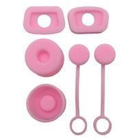 1-8Set Silicone Spill Proof Stopper for Stanley Cup 30oz/40oz 1.0 Tumbler Accessories Water Bottle Straw Cover Cap Spill Stopper pink
