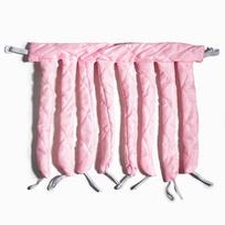 Lazy Hair Curler Plaukų voleliai Nešildomi garbanojimo strypai Galvos juostelė be karšto šilko juostelės garbanos miego bangą formuojantys plaukų formavimo įrankiai pink