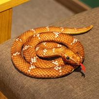 Creative snake plush toy cartoon snake doll prank funny children python doll small fake snake pocket snake 75CM 75cm