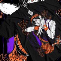 Anime Narancia Ghirga JoJos Bizarre Adventure Black TShirt Gift For Friends S white