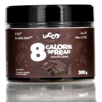 Locco šokoladinis lazdyno riešutų kremas 150 kcal - mažai riebus, be pridėtinio cukraus, šokolado ir lazdyno riešutų skonio