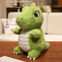 25/35/45CM Mielas žalias dinozauras pliušinis žaislas Minkštas kimštas gyvūnas lėlė Raminantis palydovas miegamajam Kalėdinės dovanos 25cm žalia