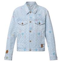 LOUIS VUITTON x Tyler SS24 Džinsinė striukė Vyriška Šviesiai mėlyna 1AFRXI 44 šviesiai mėlyna spalva