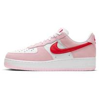 Nike Air Force 1 Low 07 QS Valentino diena Meilės laiškas Unisex sportbačiai Rožinė tulpė-Rožinė universitetinė raudona DD3384-600 42.5 white