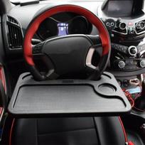 Automobilio vairo padėklas Nešiojamojo kompiuterio stalas Laikiklis Maisto stovas Stalo laikiklis Saugojimo kilimėlis gray