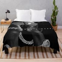 lil true 2 red tjay Throw Blanket Sofa Quilt Furry Warm Blankets 75X95CM slyva