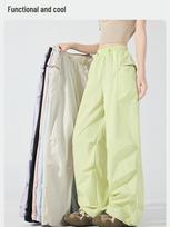 Big Brand Women's Spring Thin Windproof Paratrooper Hiking Pants S juoda