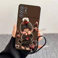 M-Monchhichi  Phone Case For Samsung S25,S24,S21,S22,S23,S30,Ultra,S20,Plus,Fe,Soft Silicone Black Cover Samsung S24fe