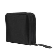Portable CD DVD Case- 40 Capacity Mercerized Fabric CD Storage Bag Holder with Zipper for Home Car CD DVD Box Bags juoda