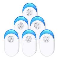 Ultrasonic Pest Repeller 6-Pack, Plug-in Indoor Pest Control, Non-Toxic, Eco-Friendly, for Home and Office Use One Size balta