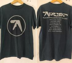 Aphex Twin North America And Europe Tour 2 Side Black Unisex T shirt KH13856 L gray
