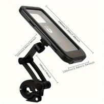 Waterproof Motorcycle Bicycle Phone Holder Touch Screen Bike Handlebar Mount Shockproof Navigation Bracket handlebar phone holder juoda