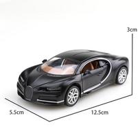 (Bagged)1:36 Bugatti Chiron, Alloy Model Car, Simulated Off-Road Vehicle, Children'S Alloy Car, Boy'S Toy Model, Car Ornaments gray