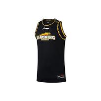 Li-Ning CBA Liaoning Team Professional Basketball Series Mens Game Jersey Men Tops Black AAYR463-2 XL