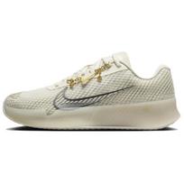 NikeCourt Air Zoom Vapor 11 Premium HC Gold Flair Pack Moteriški sportbačiai Kreminės, šviesiai dramblio kaulo, šviesiai medžio rudos spalvos FZ1420-100 41 white