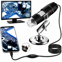 USB skaitmeninis mikroskopas 1600X, 2 MP mikroskopo kamera, elektroninis mikroskopas
