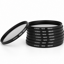 ND2 neutraus tankio filtras 37 mm, 1 žingsnio ND filtras, šviesos slopinimo filtras, fotografinis tankio filtras
