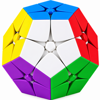 Megaminx galvosūkis, 2x2 greičio kubas be lipdukų, spalvotas dėlionės kubas, mechaninis sukiojamas kubas