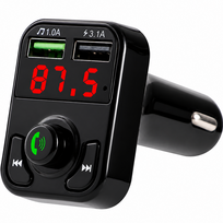 Bluetooth automobilinis FM siųstuvas adapteris, automobilio Bluetooth FM adapteris, Bluetooth automobilio garso adapteris