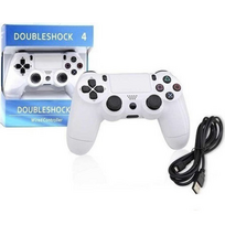 Belaidis žaidimų pultelis PlayStation, su jutikliniu valdymu, baltos spalvos, Bluetooth valdiklis, žaidimų valdymo pultas