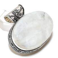Mėnulio akmens brangakmenio 925 svarų sterlingų sidabro papuošalo pakabukas 1,77 white