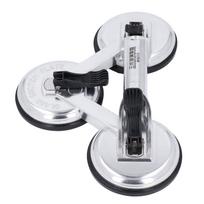 Triple Suction Cup Lifter 170kg Horizontal Force Heavy Duty Lifting Suction Cup for Glass Marble Floor Tile Mirror white