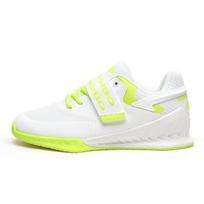 MINGSIBO Brand Hook Loop Weightlifting Shoes Men Women Size 36-46 Gym Squat Boots Hard Pull Shoes Men's White Black Weightlift 40