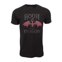 Unisex Adult Casual Graphic GAME OF THRONES HOUSE OF THE DRAGONS T ... S brown