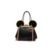 COACH handbag Disney x Keith Haring Disney Mickey Mouse Kisslock 17 Kiss Lock Mickey Style Leather Children's Bag Shoulder Crossbody Small Women's juoda