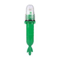 LED Boat Flares Waterproof Adjustable Light Control Battery Powered Emergency Lamp Fishing Net Rafts Buoys Boats Safety Signal Light žalia