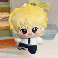 Lovely Chainsaw Man Plush Keychain for Backpack Cute Denji Makima Power Aki Himeno Stuffed Bag Charm Plushie Birthday Gifts 10cm
