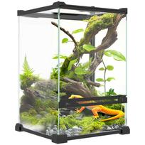 12L Vivarium for Lizards, Frogs, Snakes, Turtles, Tortoises w/ Anti-Escape Design, Ventilation 20 x 20 x 30 cm