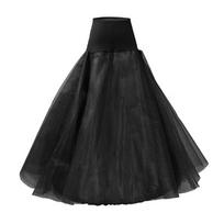 Moterims Apatinis sijonas Cosplay Šaliai Ilga suknelė Jupon Sottogonna Lolita Baleto Tutu Sijonas Enaguas Apatinis sijonas black