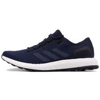 Adidas Pure Boost 2017 Comfortable Fabric Slip Resistant Abrasion Resistant Slip Resistant Abrasion Resistant Low top BA8898 37⅓ black