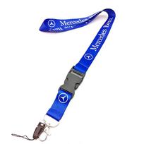 Kortelės Dirželis Raktų pakabukas Motociklo Automobilio Raktų pakabukas Kaklo grandinėlė Skirta Mercedes Benz AMG W177 W176 X166 X167 C257 C218 X253 C118 C117 ZJ1 blue
