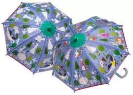 3D umbrella changing colors fairytale world