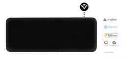 Mill Invisible Smart WiFi Heater | PA1300WIFI4B | Panel Heater | 1300 W | Suitable for rooms up to 15-19 m² | Black | IPX4