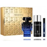 Paco Rabanne Phantom Intense rinkinys vyrams (100 ml. EDP + 150 ml. purškiamas dezodorantas + 10 EDP) - Rinkinys