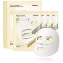 Celimax Pore+ Dark Spot Brightening Cream Mask lakštinė dviejų dalių kaukė veidui - 4 x 20 ml.