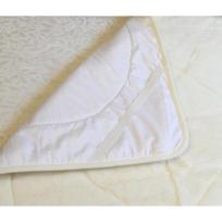 Kašmyro vilnos antčiužinis su pasiuvu kreminis 140×200 cm